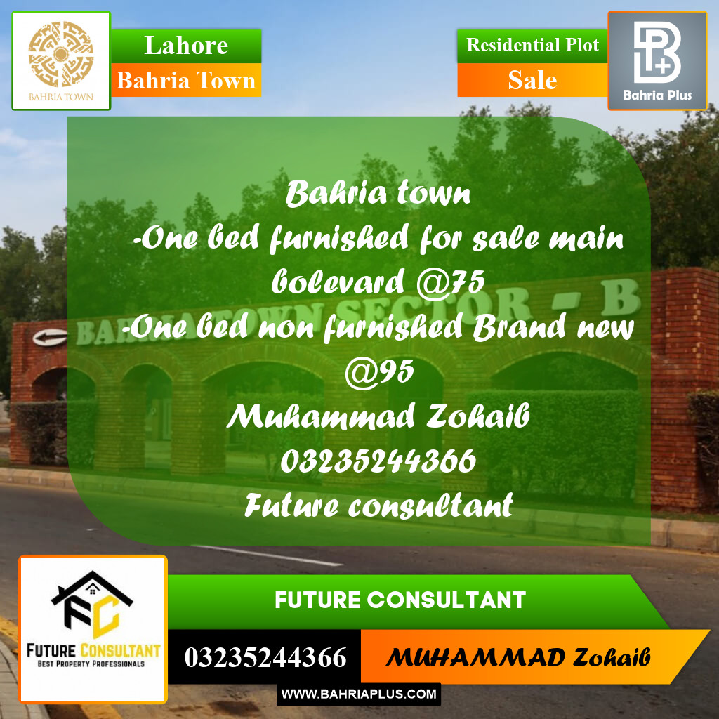 Residential Plot for Sale in Bahria Town, Lahore - (BP-337130)