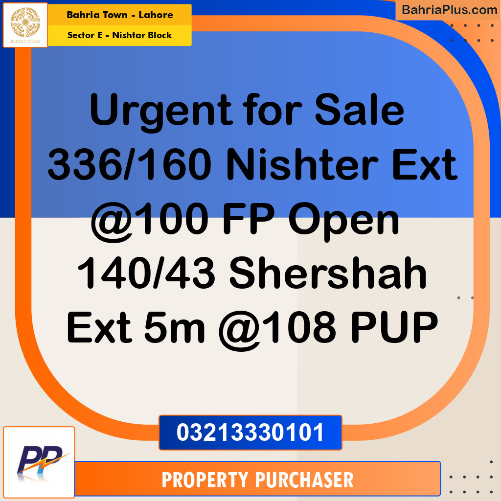 5 Marla Residential Plot for Sale in Sector E - Nishtar Block -  Bahria Town, Lahore - (BP-337222)