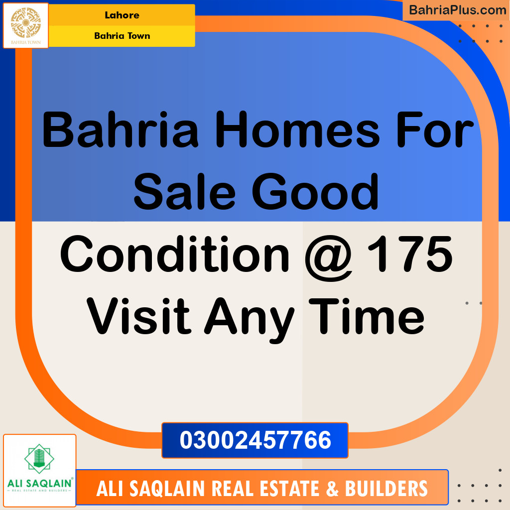 Residential House for Sale in Bahria Town, Lahore - (BP-337324)