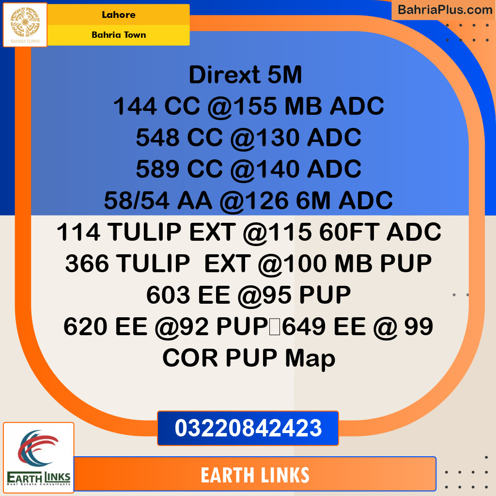Residential Plot for Sale in Bahria Town, Lahore - (BP-346976)