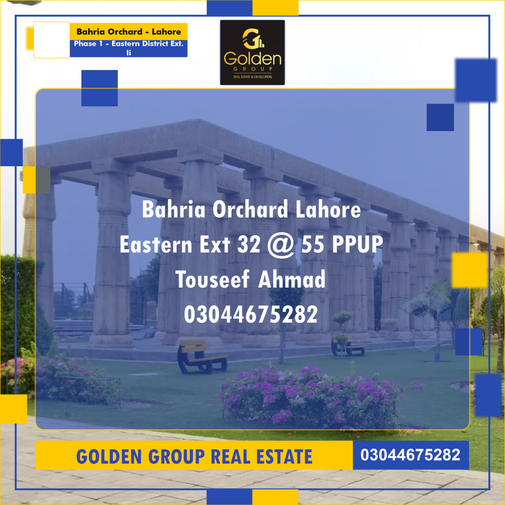 5 Marla Residential Plot for Sale in Phase 1 - Eastern District Ext. II -  Bahria Orchard, Lahore - (BP-347154)