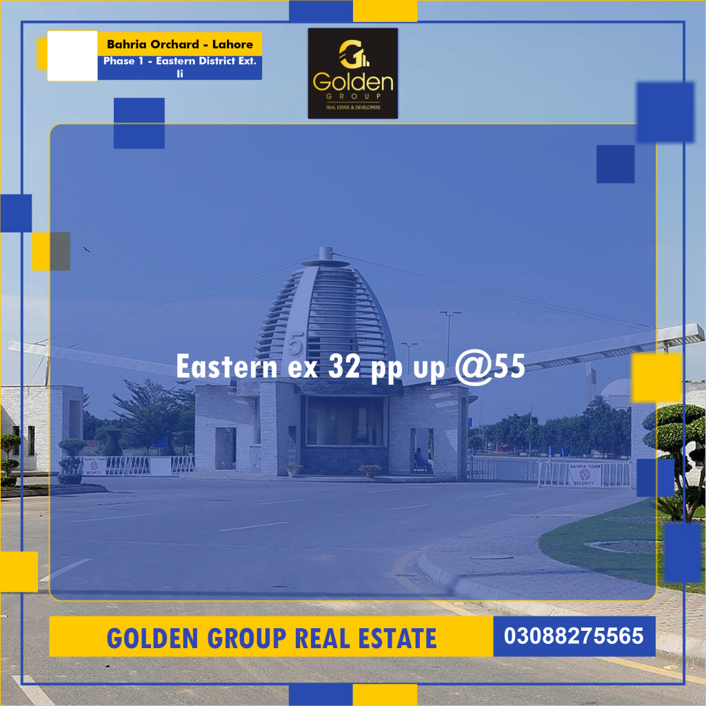 5 Marla Residential Plot for Sale in Phase 1 - Eastern District Ext. II -  Bahria Orchard, Lahore - (BP-347221)