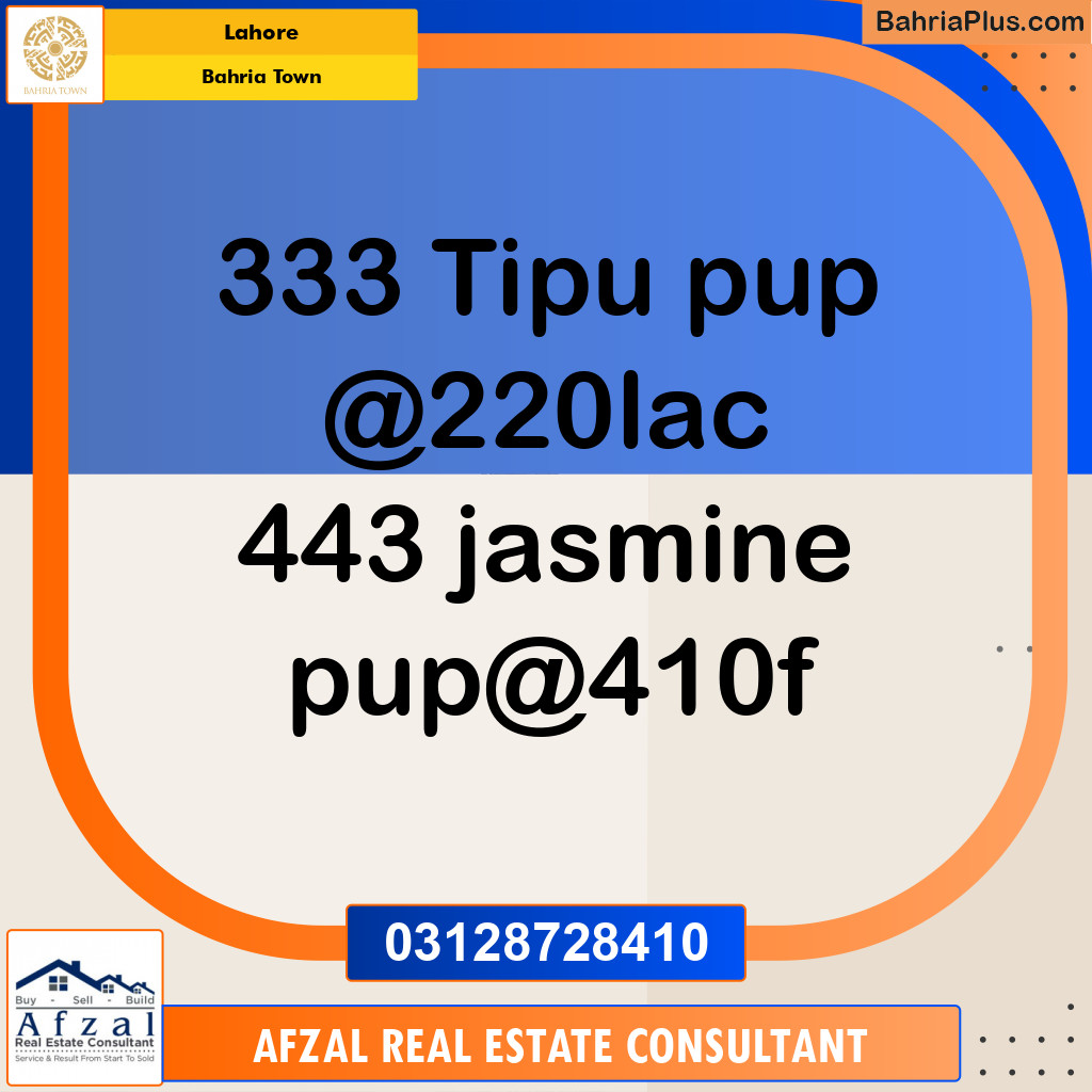 Residential Plot for Sale in Bahria Town, Lahore - (BP-347323)