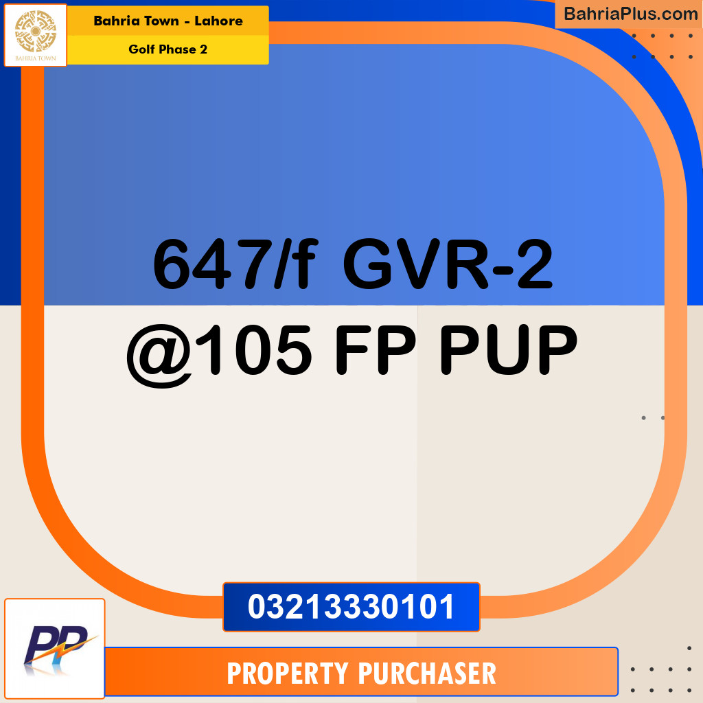 10 Marla Residential Plot for Sale in Golf Phase 2 -  Bahria Town, Lahore - (BP-347376)