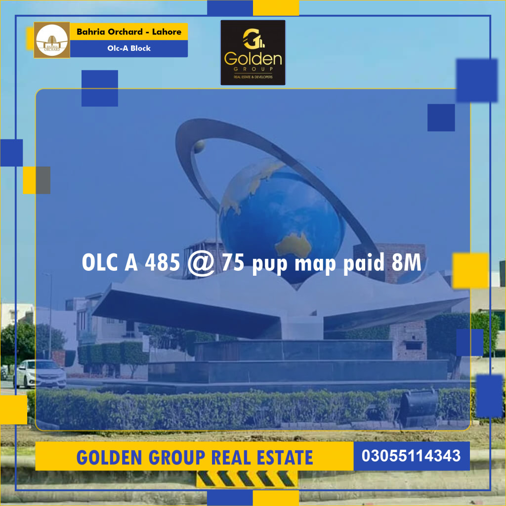 8 Marla Residential Plot for Sale in OLC-A Block -  Bahria Orchard, Lahore - (BP-347537)