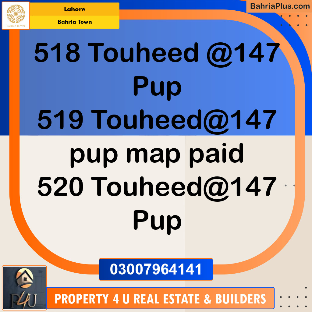 Residential Plot for Sale in Bahria Town, Lahore - (BP-347541)
