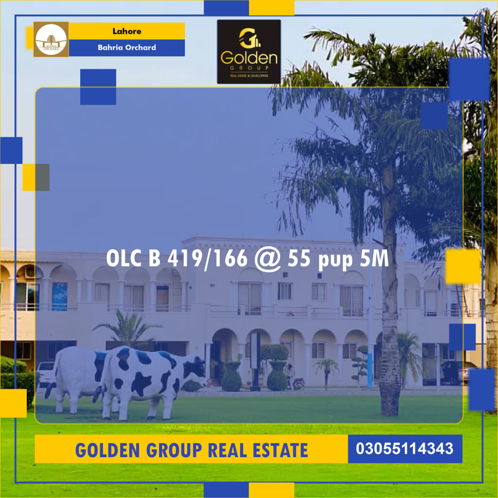 5 Marla Residential Plot for Sale in Bahria Orchard, Lahore - (BP-347666)