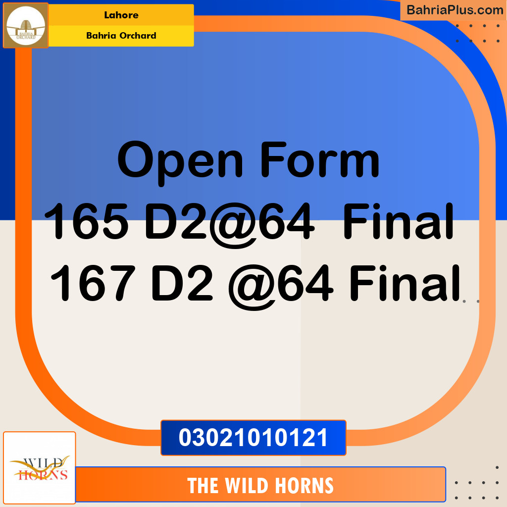 Residential Plot for Sale in Bahria Orchard, Lahore - (BP-347767)