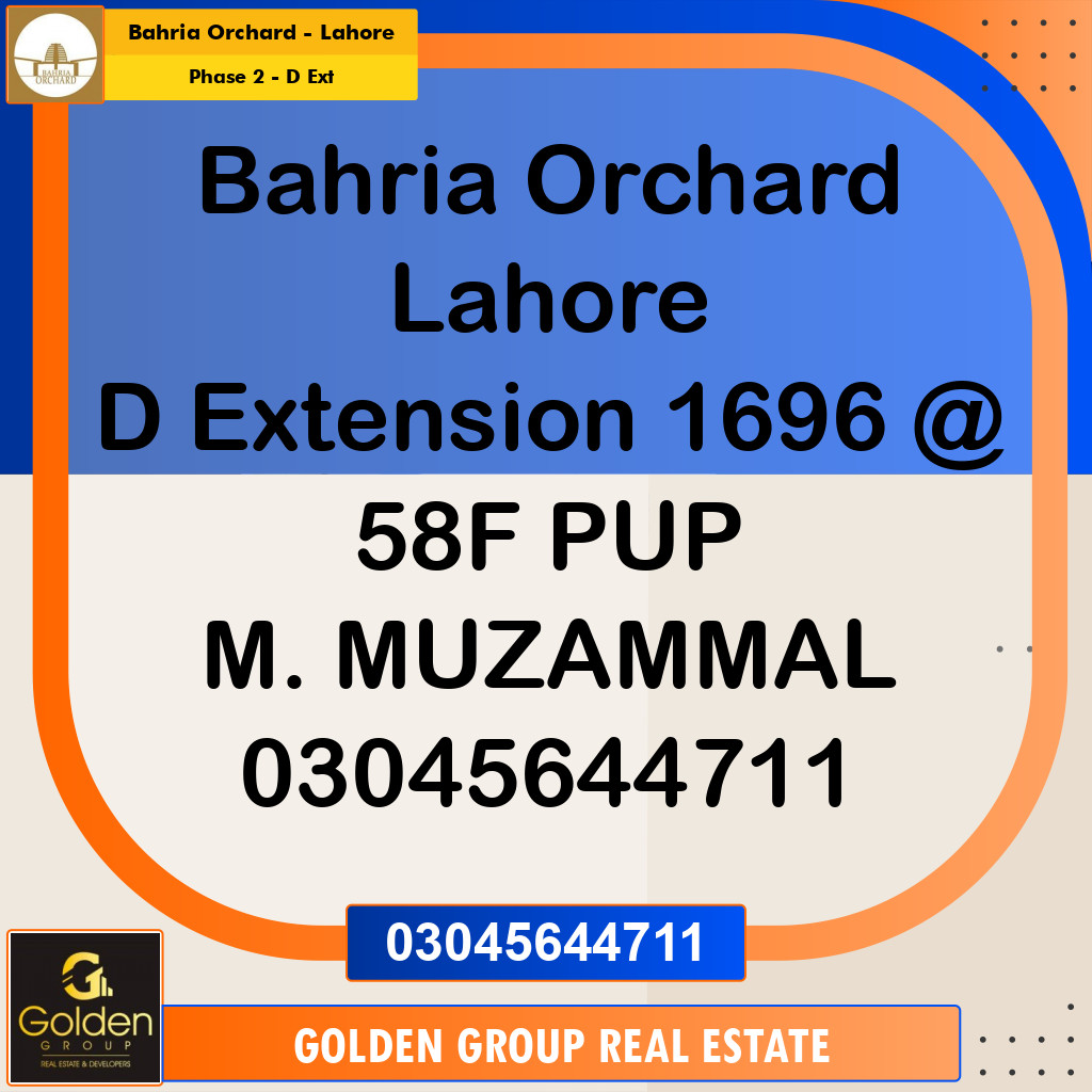 8 Marla Residential Plot for Sale in Phase 2 - D Ext -  Bahria Orchard, Lahore - (BP-347872)