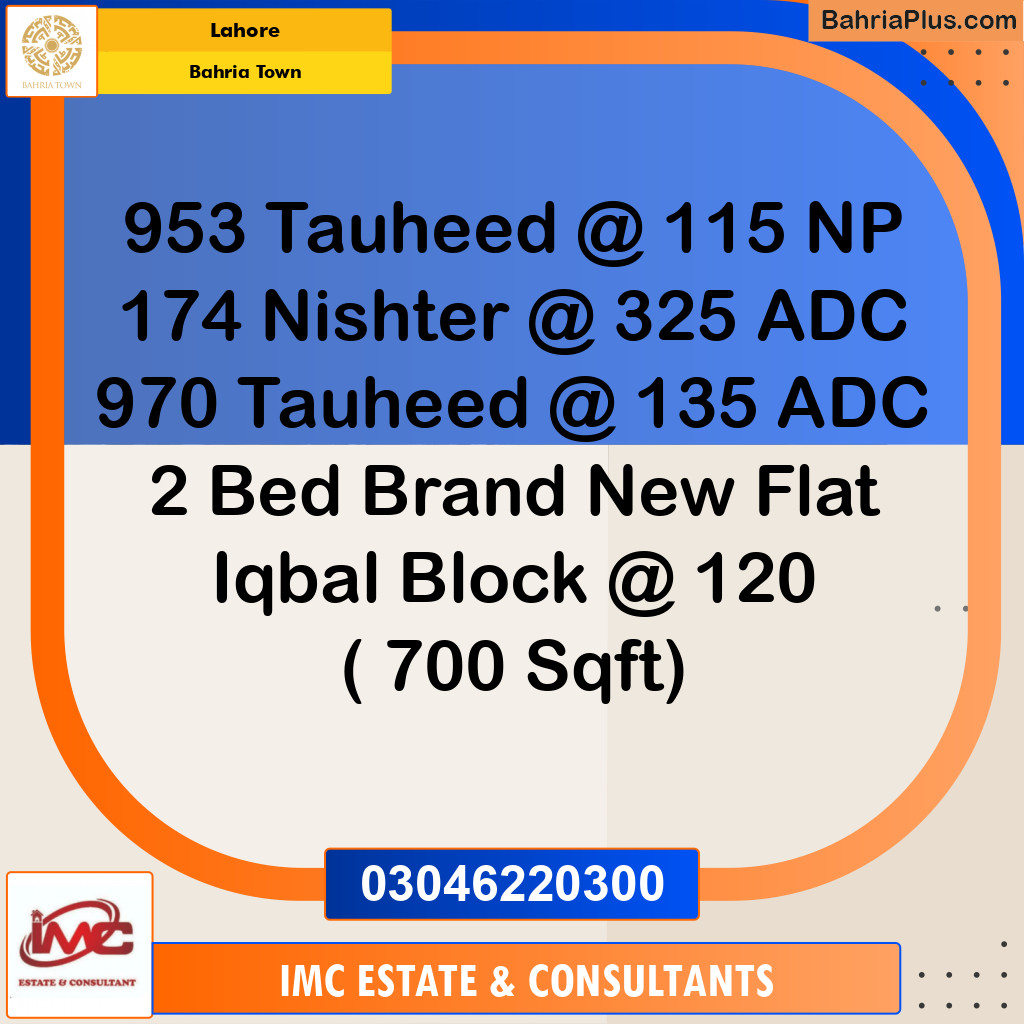 Residential Plot for Sale in Bahria Town, Lahore - (BP-347911)