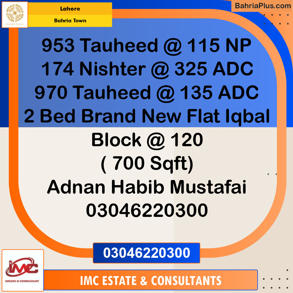 Residential Plot for Sale in Bahria Town, Lahore - (BP-348028)