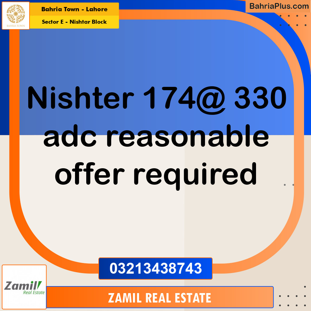 1 Kanal Residential Plot for Sale in Sector E - Nishtar Block -  Bahria Town, Lahore - (BP-348096)