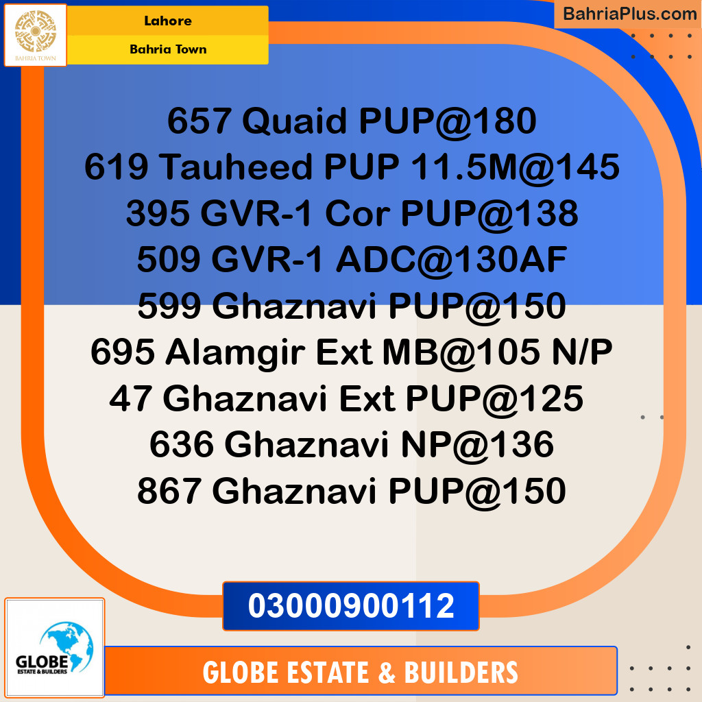 10 Marla Residential Plot for Sale in Bahria Town, Lahore - (BP-348184)