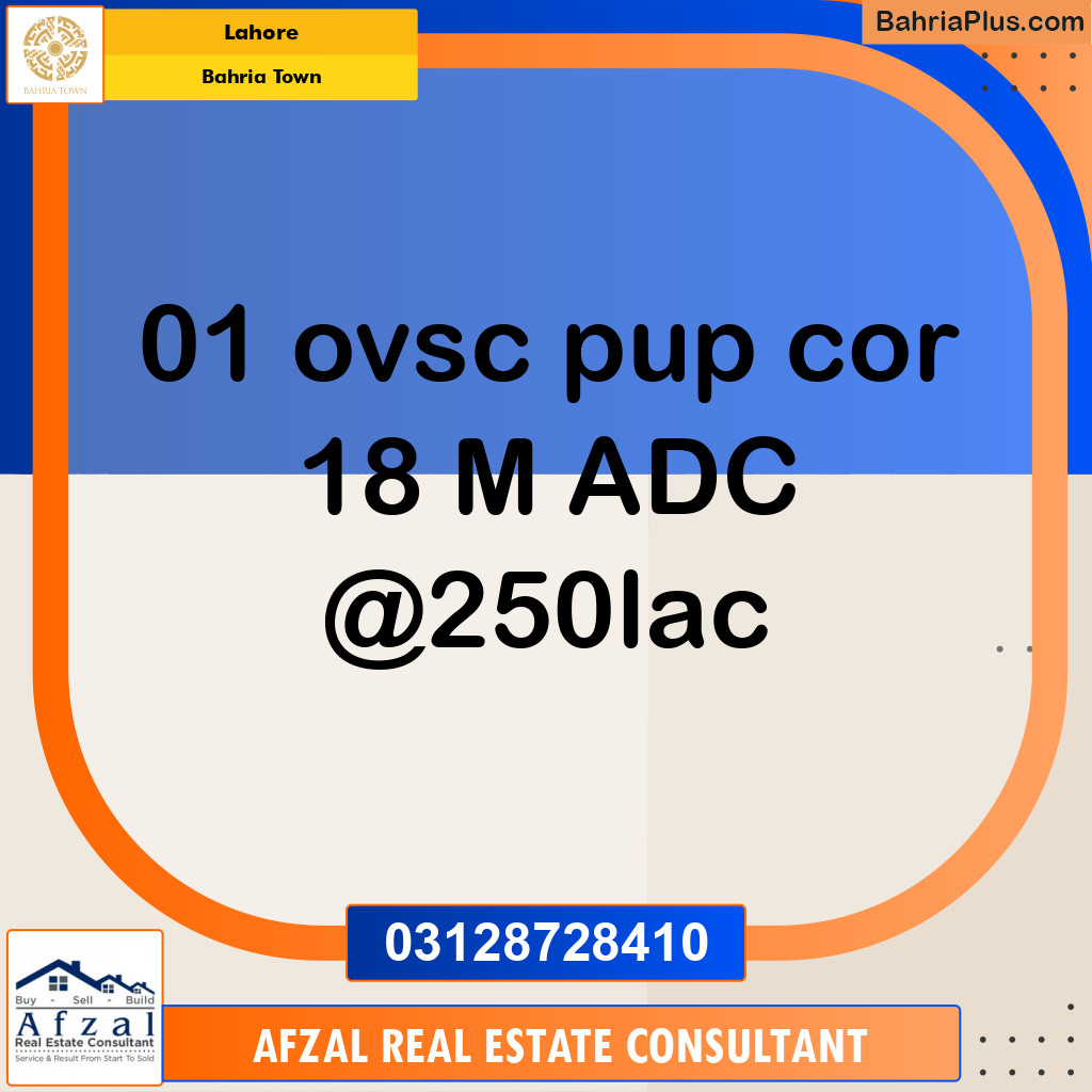 Residential Plot for Sale in Bahria Town, Lahore - (BP-348880)