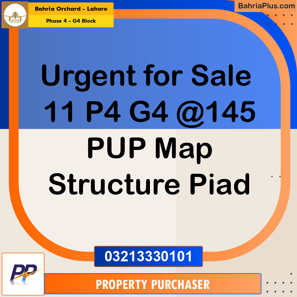 1 Kanal Residential Plot for Sale in Phase 4 - G4 Block -  Bahria Orchard, Lahore - (BP-348969)