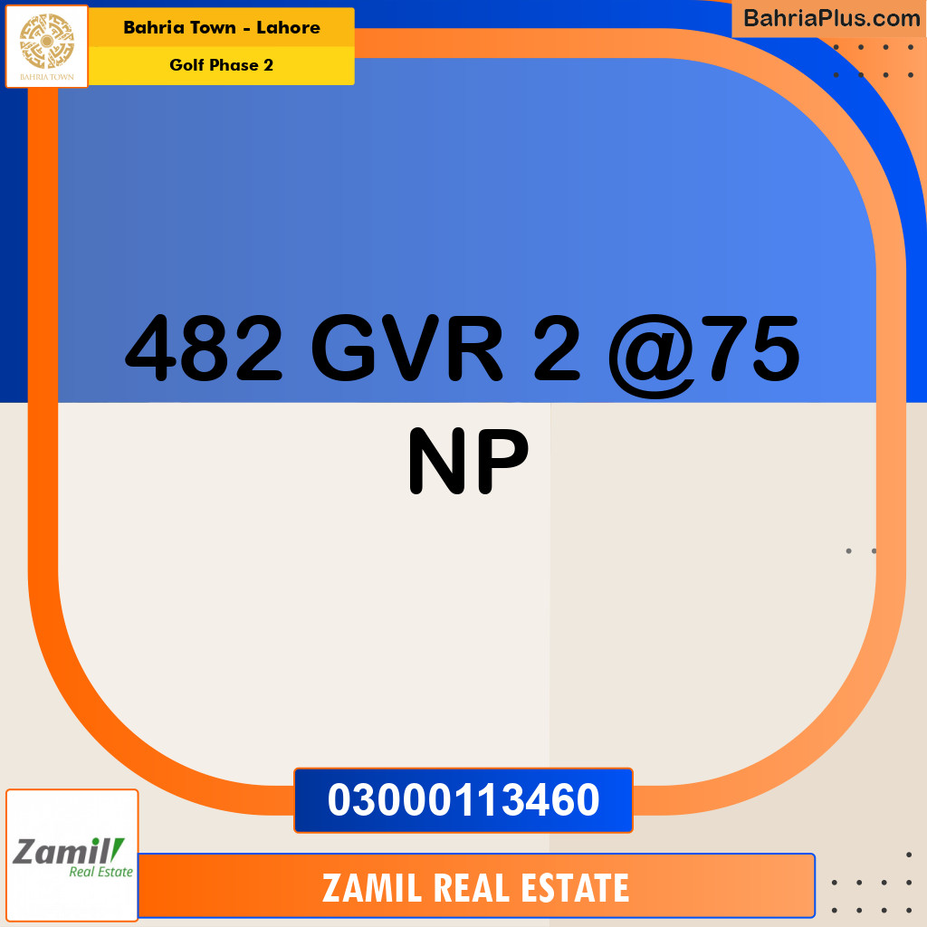 10 Marla Residential Plot for Sale in Golf Phase 2 -  Bahria Town, Lahore - (BP-348971)