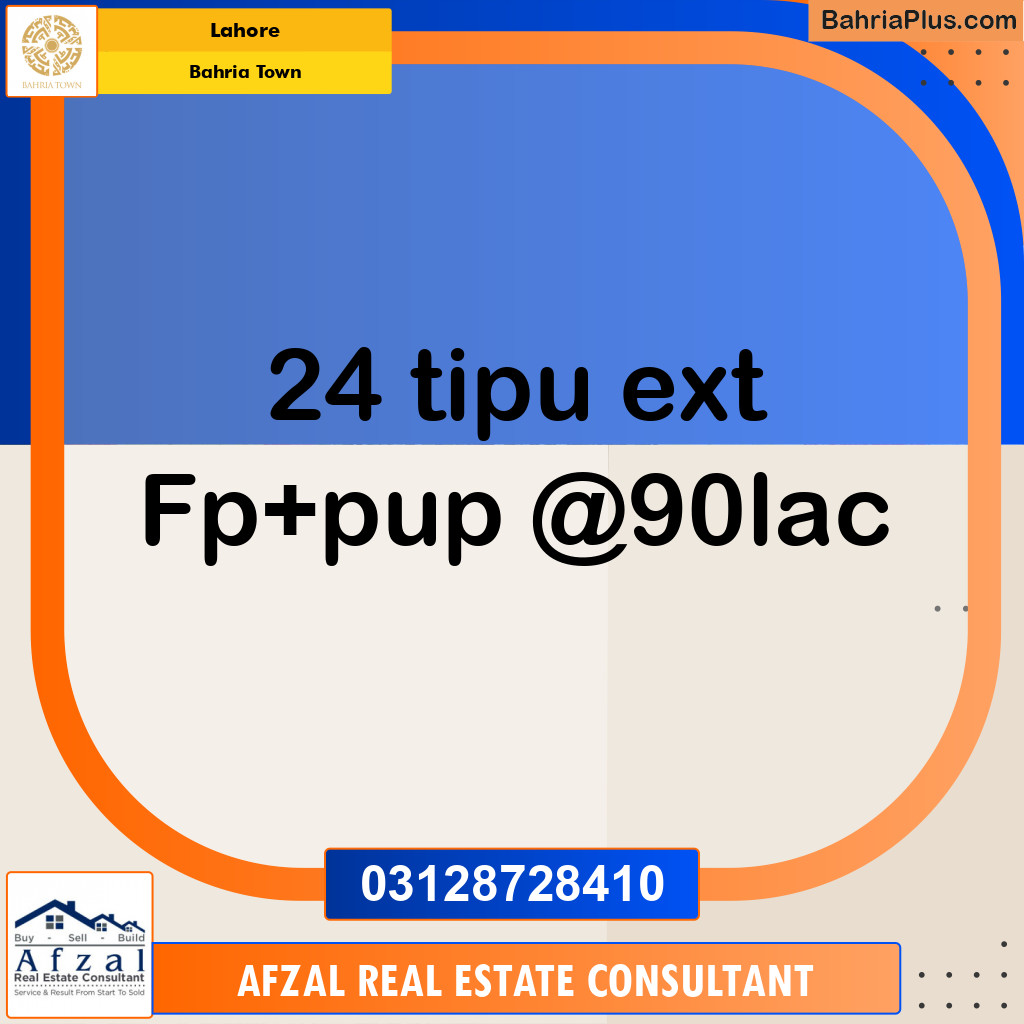 Residential Plot for Sale in Bahria Town, Lahore - (BP-349376)