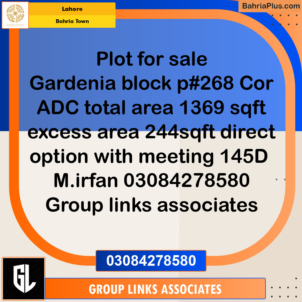 Residential Plot for Sale in Bahria Town, Lahore - (BP-349756)