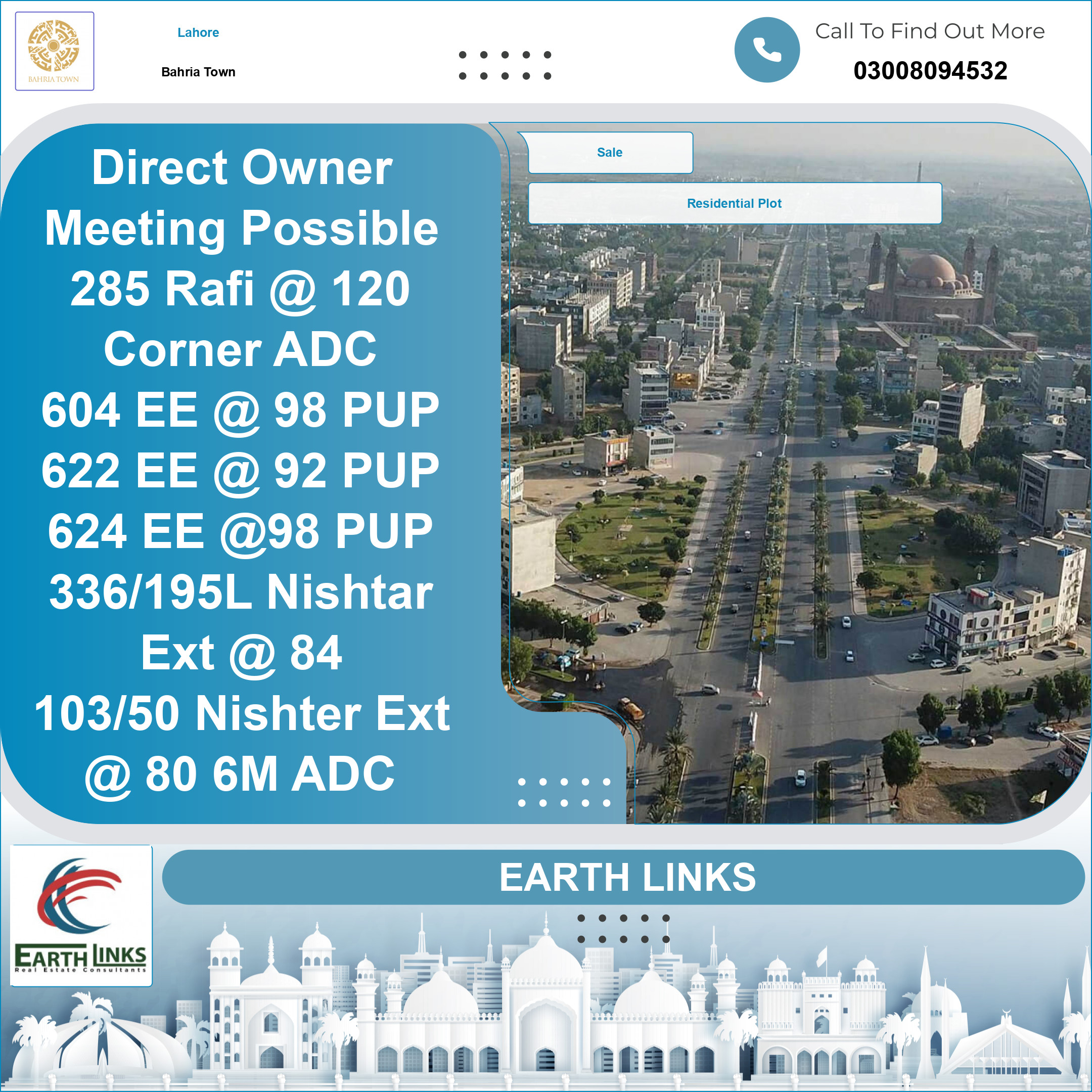 5 Marla Residential Plot for Sale in Bahria Town, Lahore - (BP-350951)