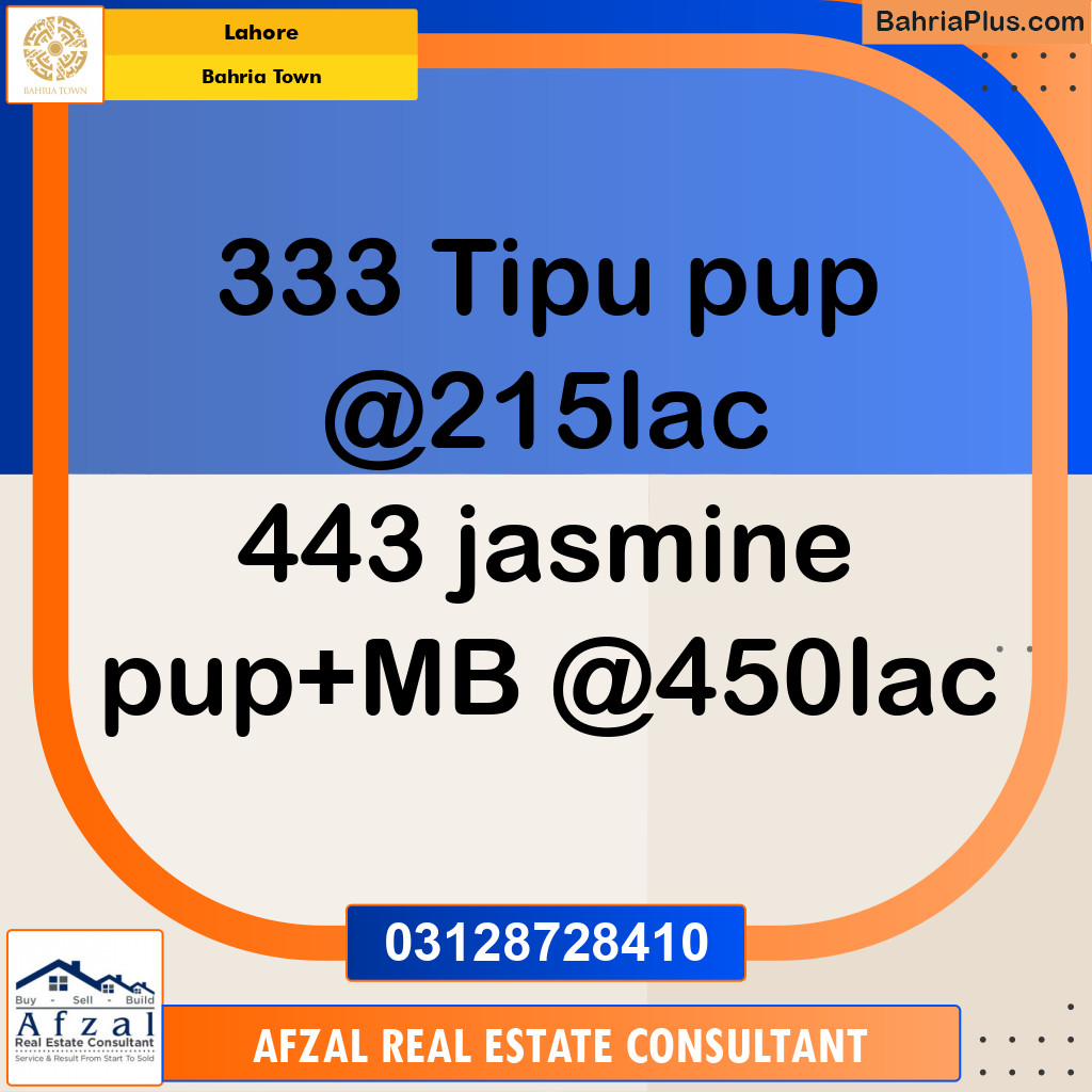 Residential Plot for Sale in Bahria Town, Lahore - (BP-351500)