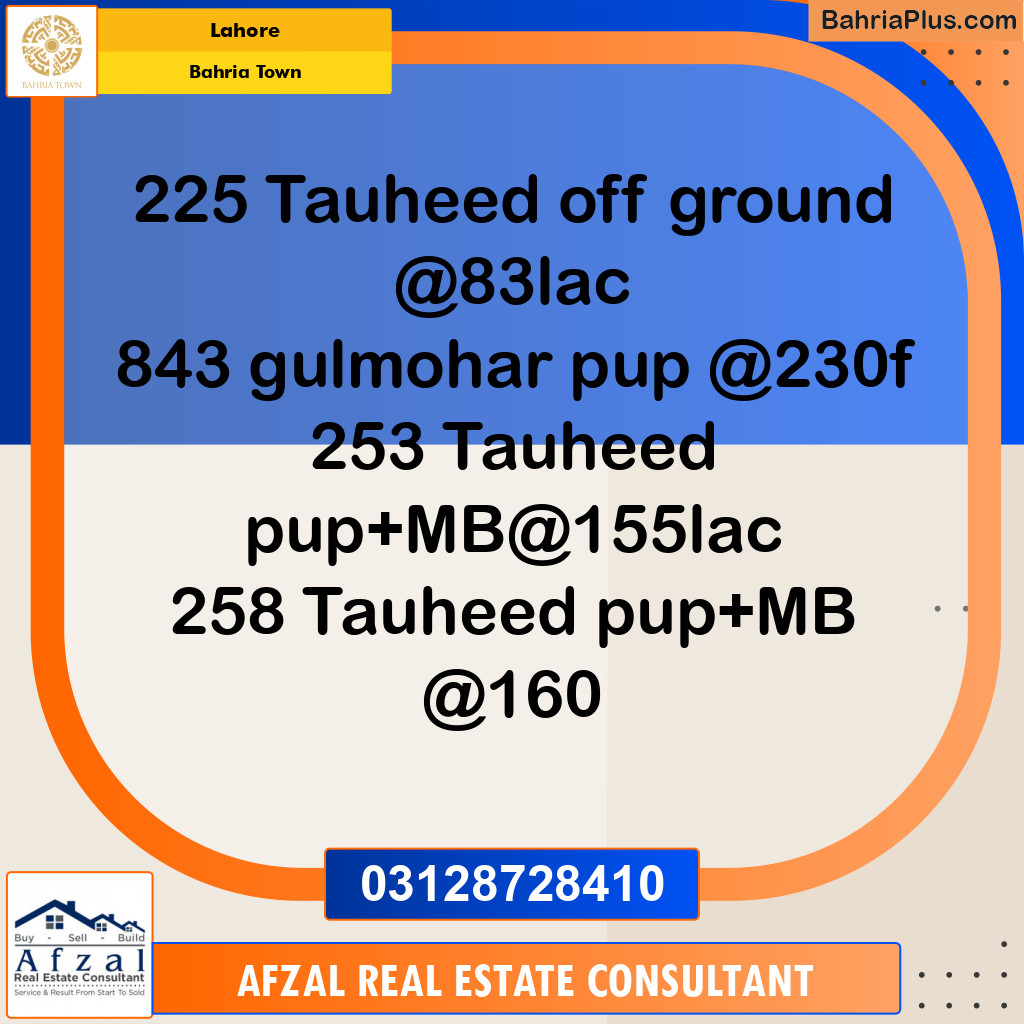 10 Marla Residential Plot for Sale in Bahria Town, Lahore - (BP-351509)