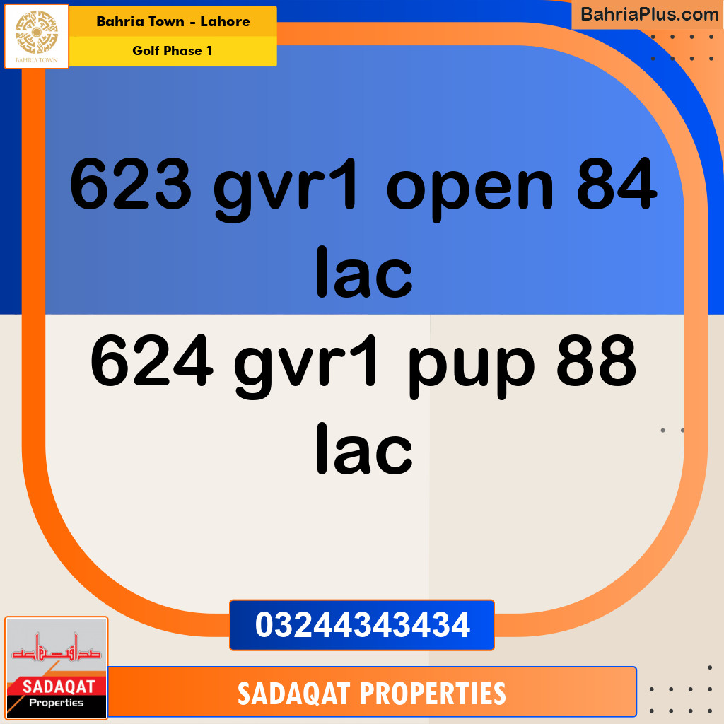 5 Marla Residential Plot for Sale in Golf Phase 1 -  Bahria Town, Lahore - (BP-351805)