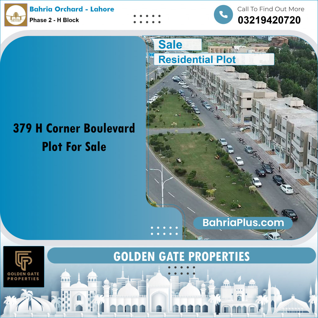 8 Marla Residential Plot for Sale in Phase 2 - H Block -  Bahria Orchard, Lahore - (BP-351897)