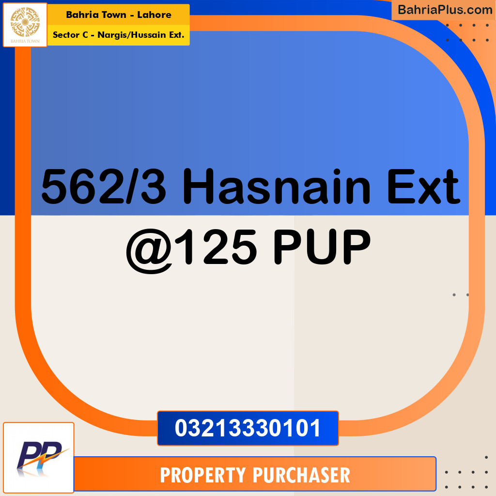 10 Marla Residential Plot for Sale in Sector C - Nargis/Hussain Ext. -  Bahria Town, Lahore - (BP-352049)