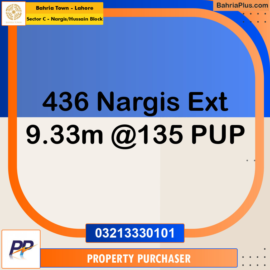 10 Marla Residential Plot for Sale in Sector C - Nargis/Hussain Block -  Bahria Town, Lahore - (BP-352057)
