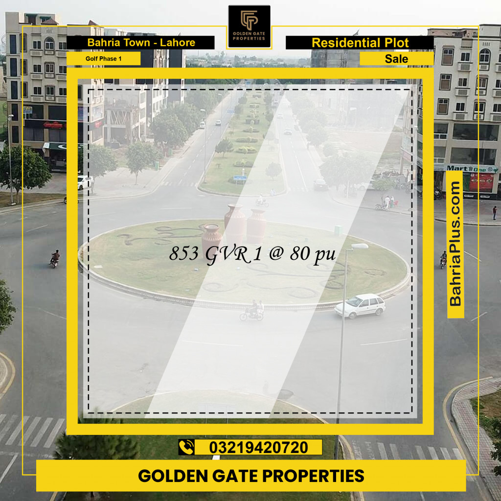 5 Marla Residential Plot for Sale in Golf Phase 1 -  Bahria Town, Lahore - (BP-352418)