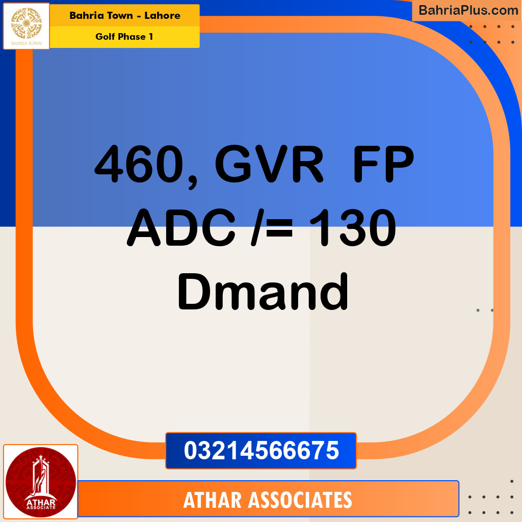 10 Marla Residential Plot for Sale in Golf Phase 1 -  Bahria Town, Lahore - (BP-352656)