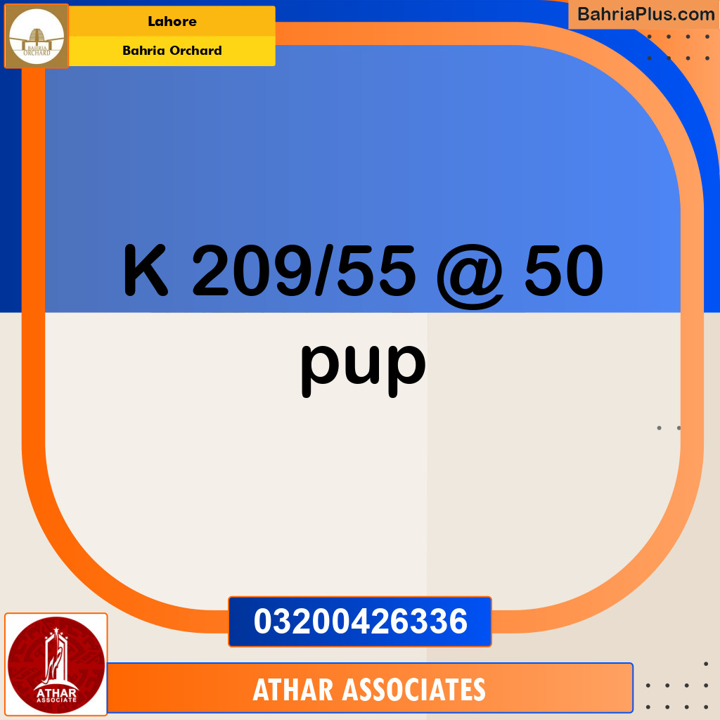 5 Marla Residential Plot for Sale in Bahria Orchard, Lahore - (BP-352663)