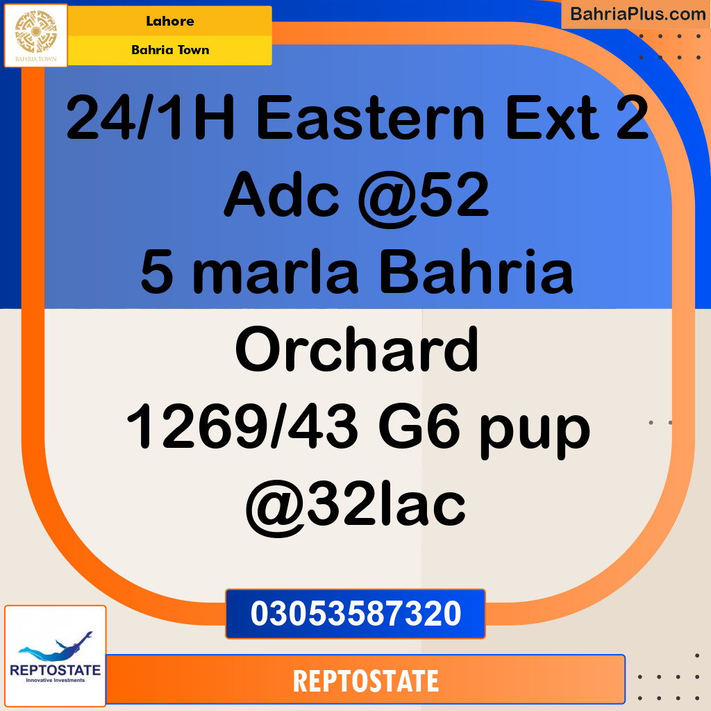 Residential Plot for Sale in Bahria Town, Lahore - (BP-352753)