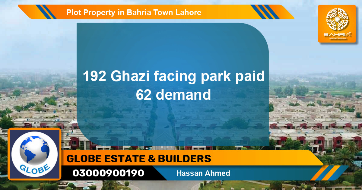 Residential Plot for Sale in Bahria Town, Lahore - (BP-35280)