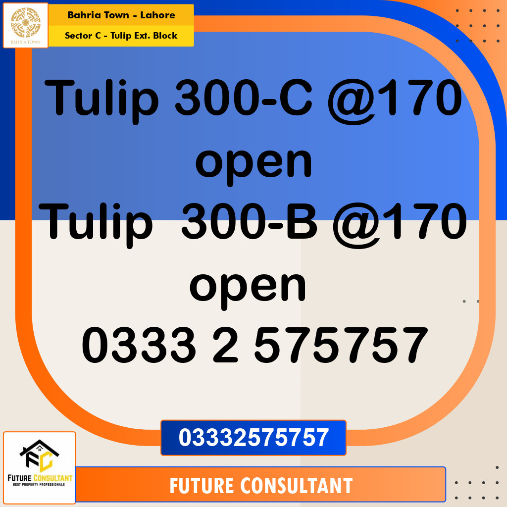 10 Marla Residential Plot for Sale in Sector C - Tulip Ext. Block -  Bahria Town, Lahore - (BP-352807)