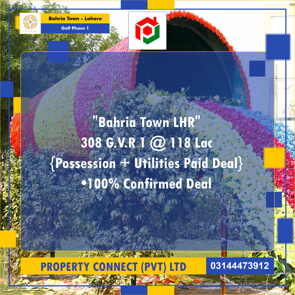 10 Marla Residential Plot for Sale in Golf Phase 1 -  Bahria Town, Lahore - (BP-353363)