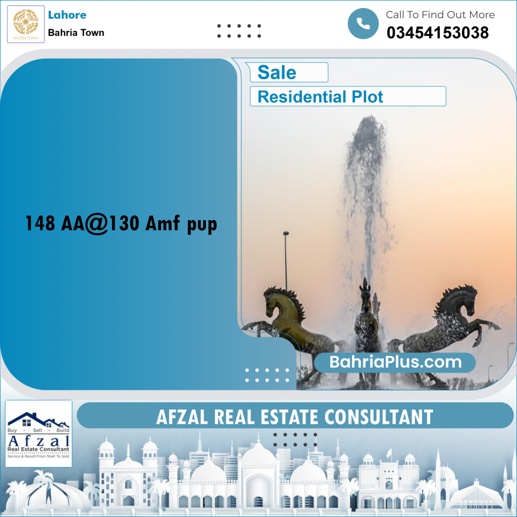 Residential Plot for Sale in Bahria Town, Lahore - (BP-353946)
