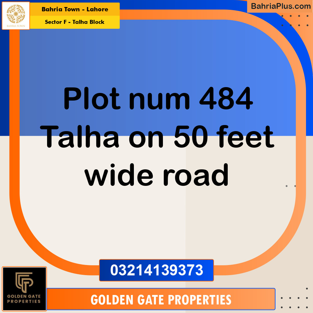 10 Marla Residential Plot for Sale in Sector F - Talha Block -  Bahria Town, Lahore - (BP-354114)