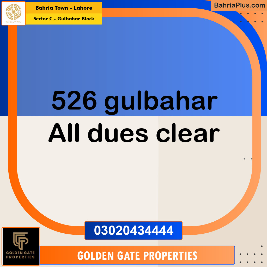 10 Marla Residential Plot for Sale in Sector C - Gulbahar Block -  Bahria Town, Lahore - (BP-354197)