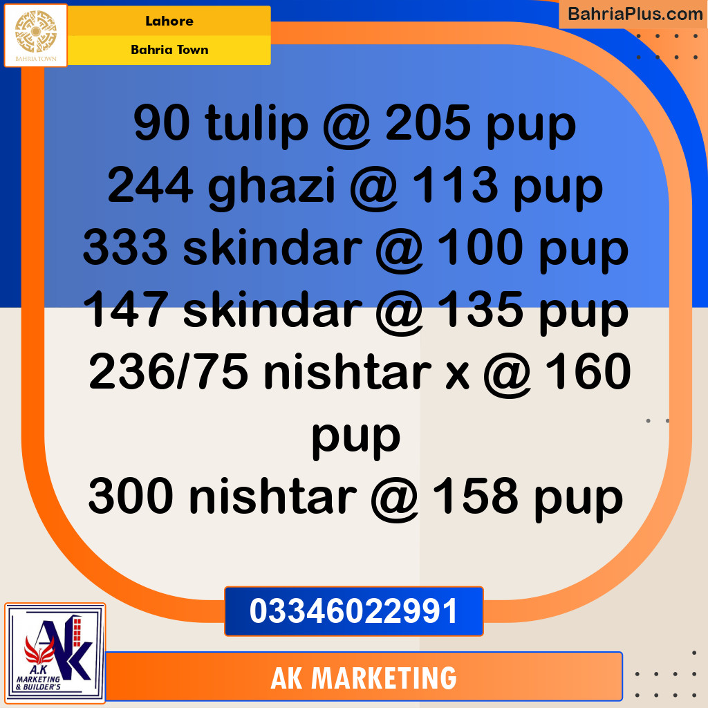 10 Marla Residential Plot for Sale in Bahria Town, Lahore - (BP-354316)