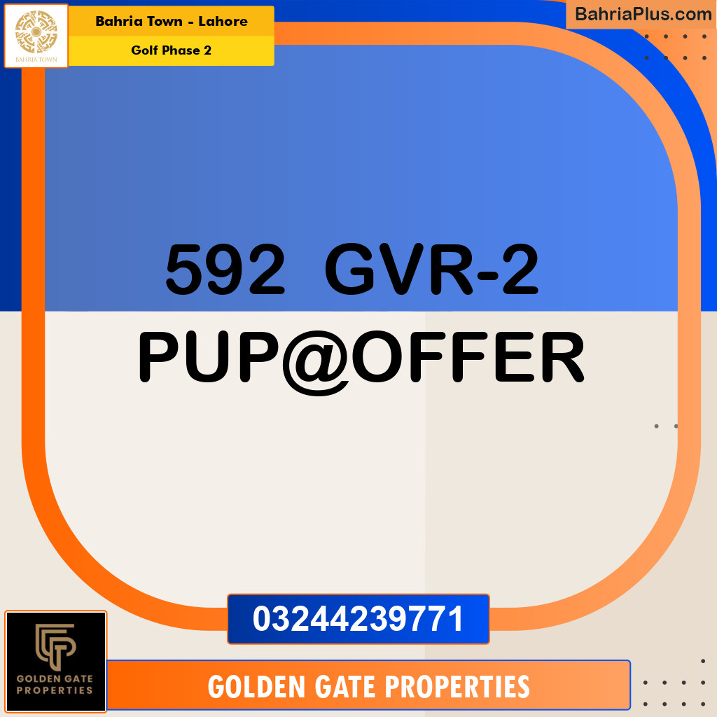 10 Marla Residential Plot for Sale in Golf Phase 2 -  Bahria Town, Lahore - (BP-354514)
