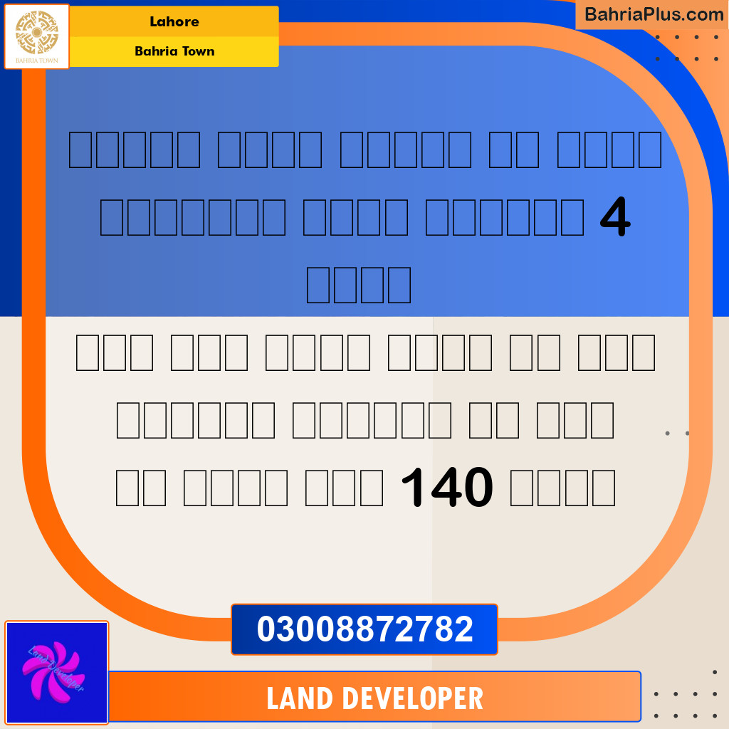 Residential Plot for Sale in Bahria Town, Lahore - (BP-354799)
