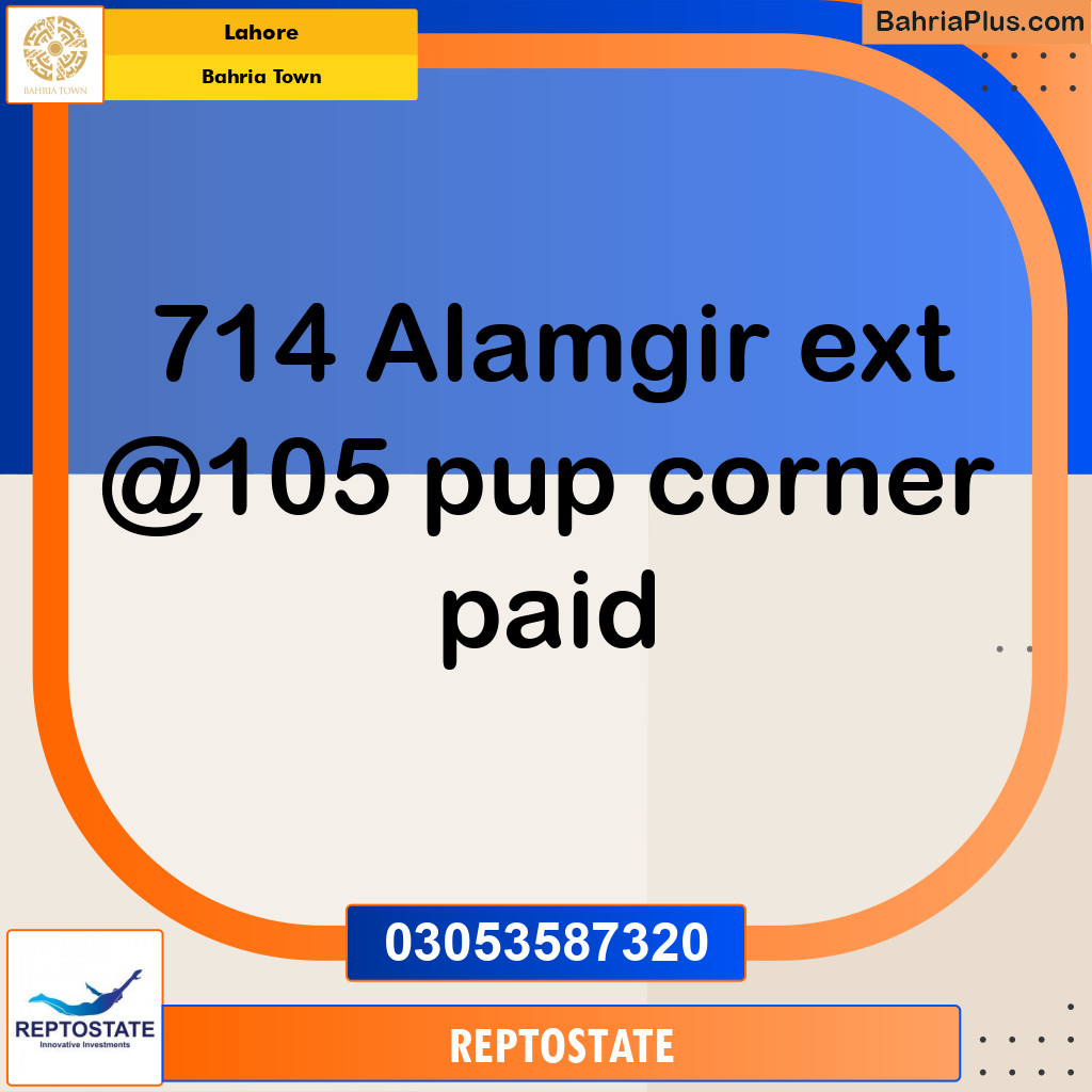 Residential Plot for Sale in Bahria Town, Lahore - (BP-354819)