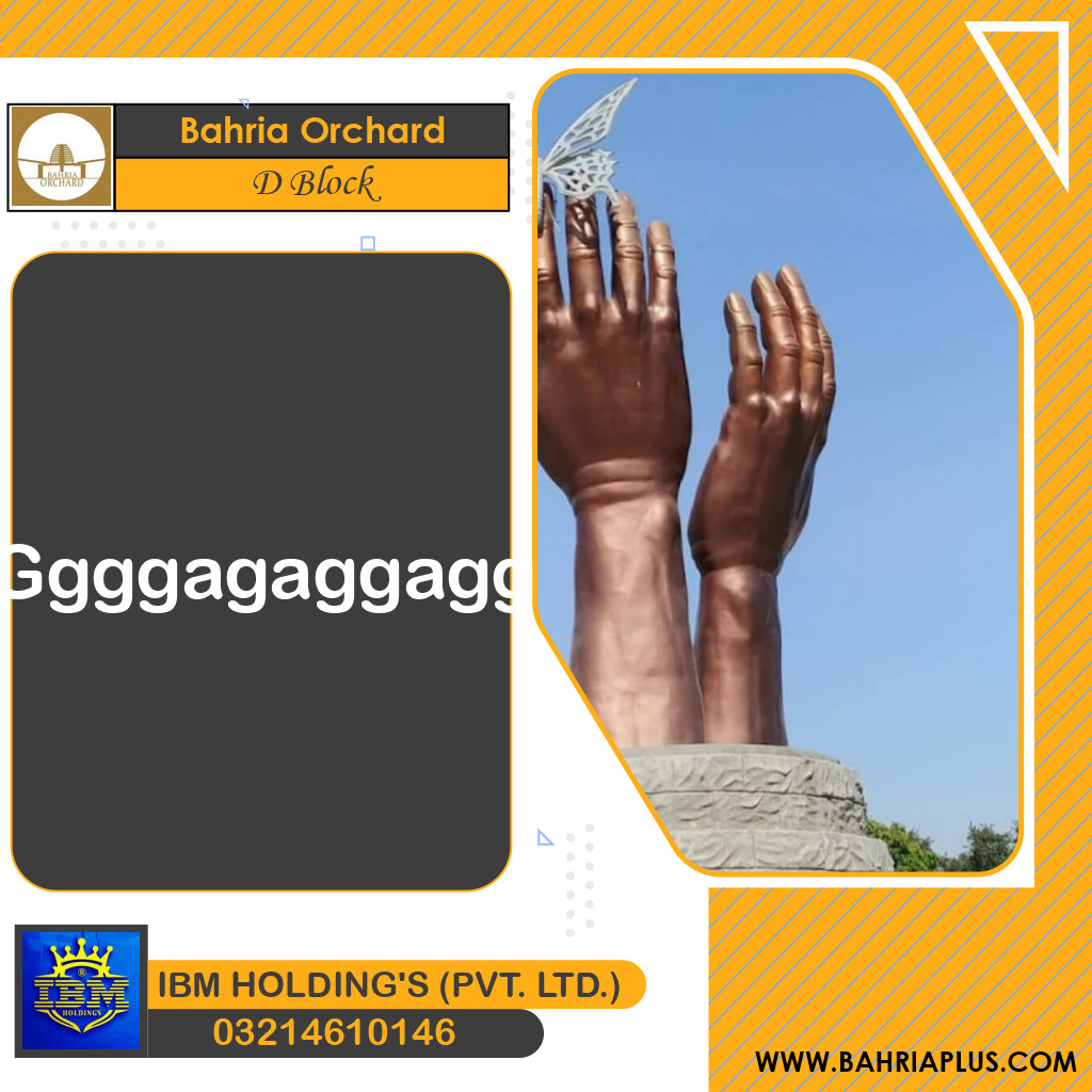 8 Marla Residential Plot for Sale in Phase 2 - D Block -  Bahria Orchard, Lahore - (BP-354946)