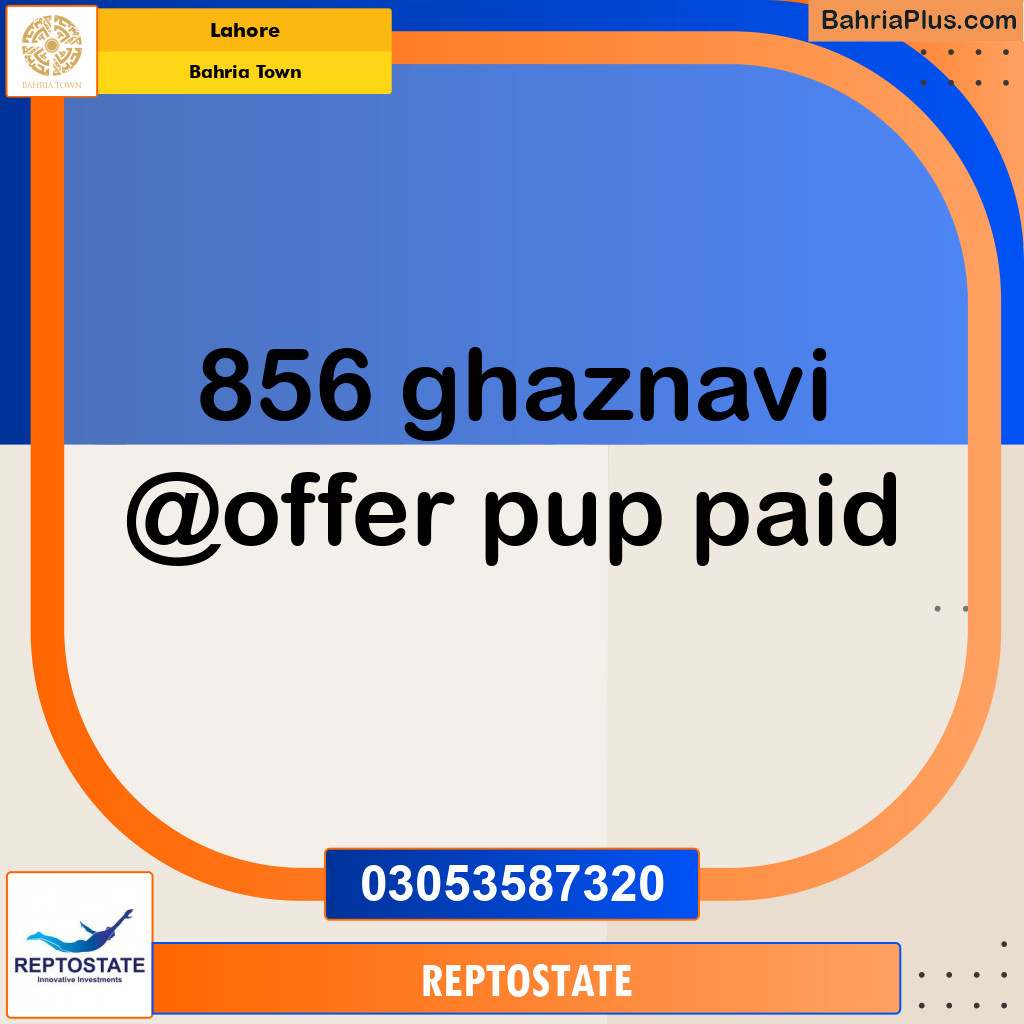 Residential Plot for Sale in Bahria Town, Lahore - (BP-354953)