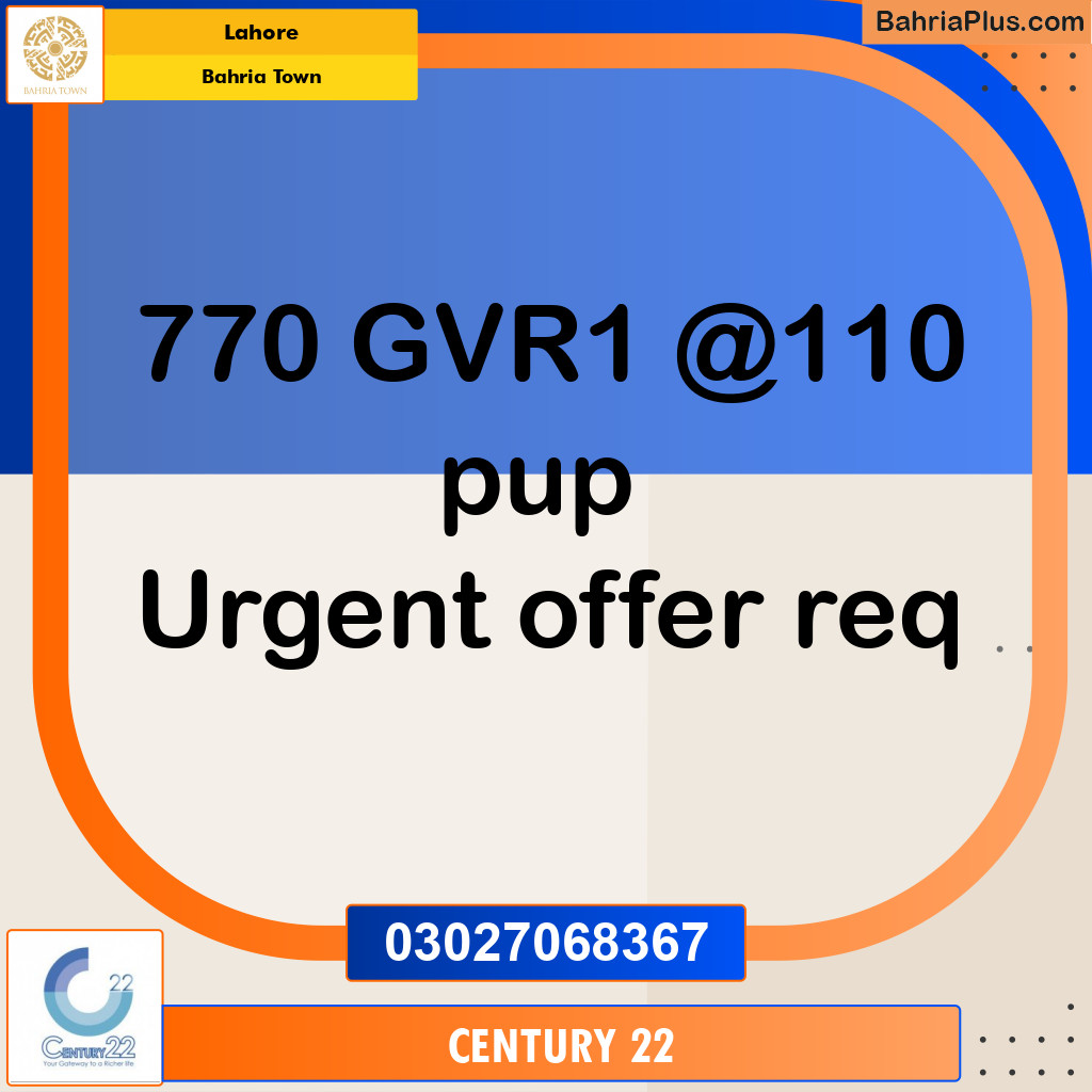 10 Marla Residential Plot for Sale in Bahria Town, Lahore - (BP-355149)