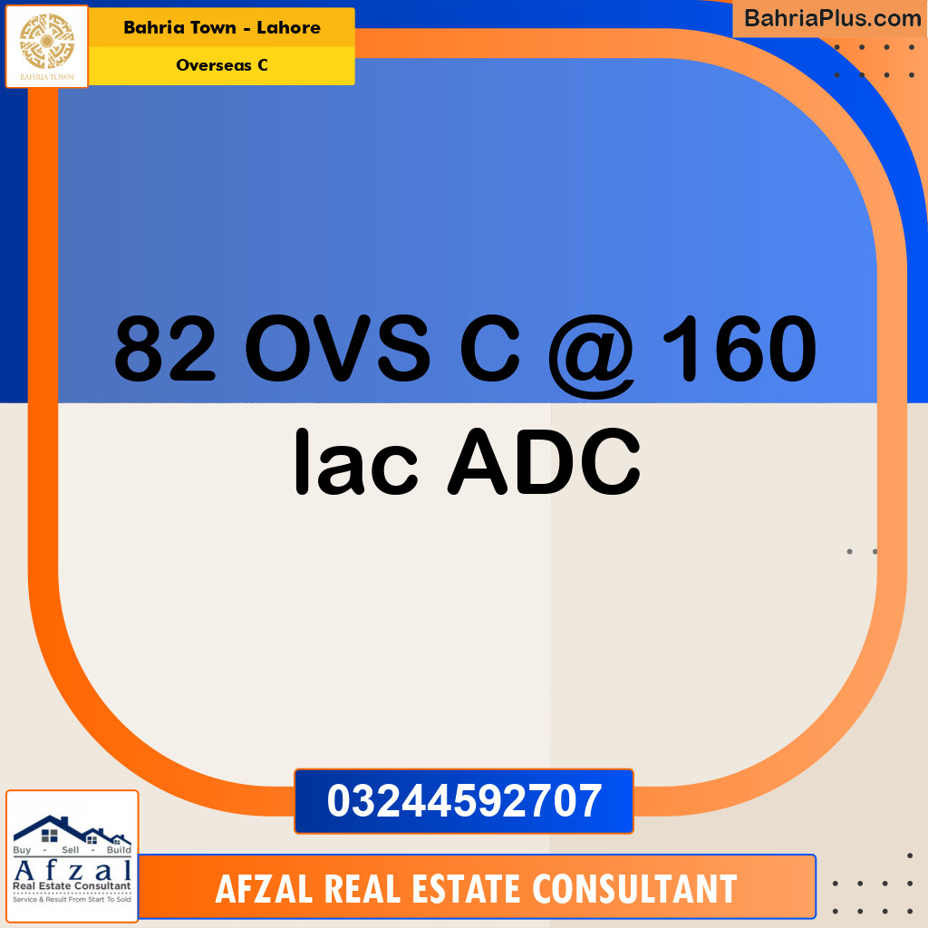 10 Marla Residential Plot for Sale in Overseas C -  Bahria Town, Lahore - (BP-355212)