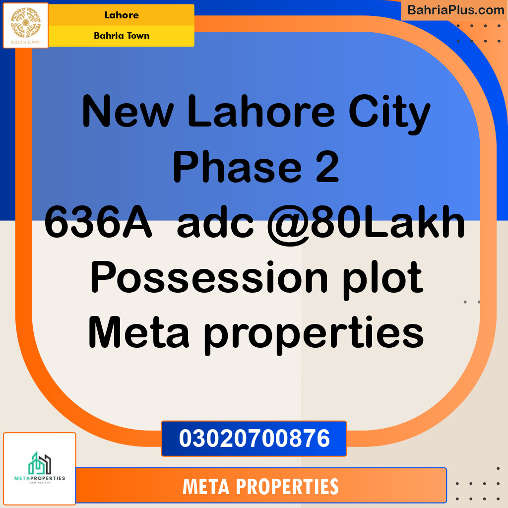 10 Marla Residential Plot for Sale in Bahria Town, Lahore - (BP-355233)