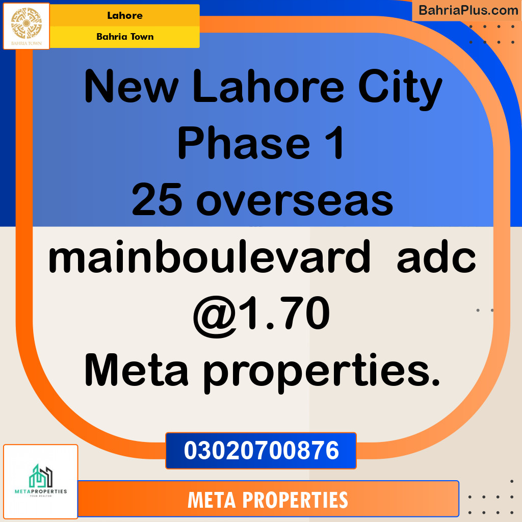 1 Kanal Residential Plot for Sale in Bahria Town, Lahore - (BP-355234)
