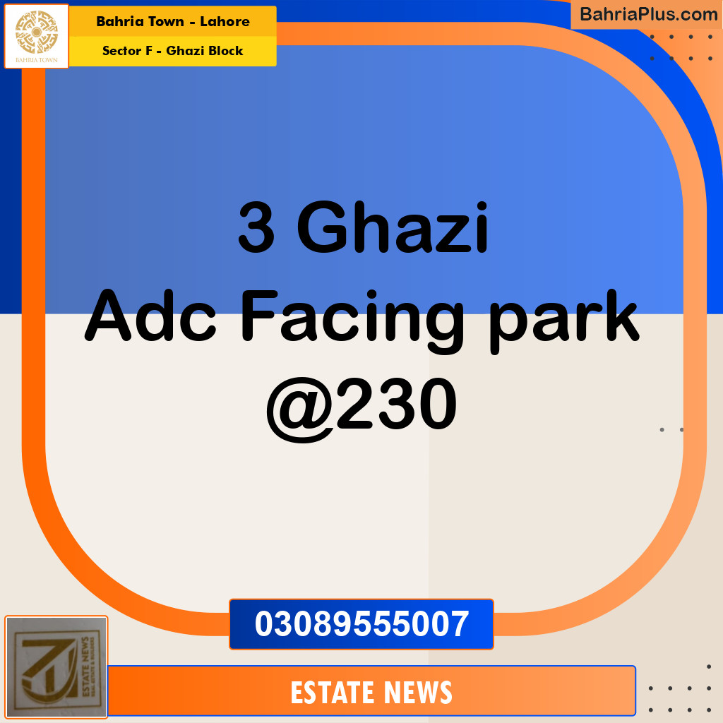 Residential Plot for Sale in Sector F - Ghazi Block -  Bahria Town, Lahore - (BP-355463)